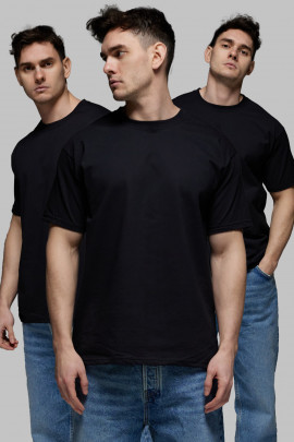 Набір чоловічих футболок Aspirine pack  чорний 3шт