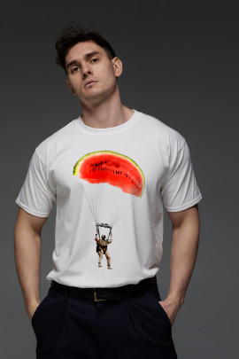 Футболка Aspirine чоловіча біла  "Херсонський десант"