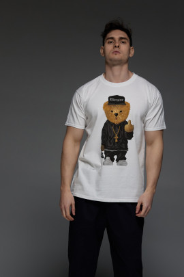 Футболка Aspirine чоловіча біла  