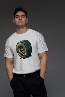 Футболка Aspirine чоловіча біла  