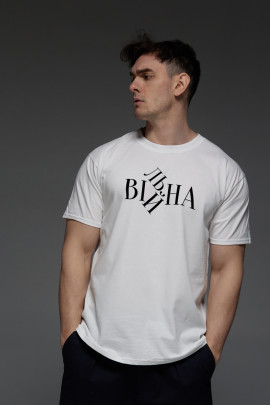 Футболка Aspirine чоловіча біла  "Вільна"