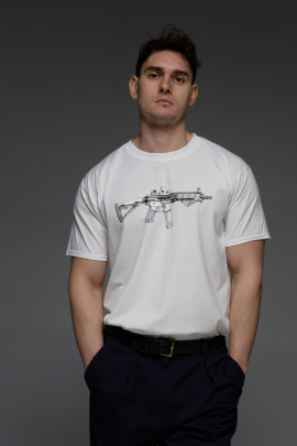 Футболка Aspirine чоловіча біла  