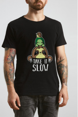 Футболка Ctrl+ "Take is slow"