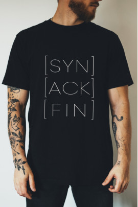 Футболка Ctrl+ "Syn.Ack.Fin"
