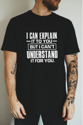 Футболка Ctrl+ "I can explaine..."