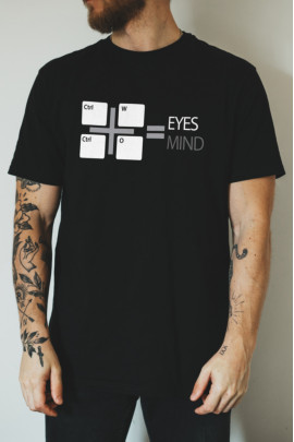 Футболка Ctrl+ "Eyes mind"