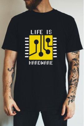 Футболка Ctrl+ "Life is hardware"