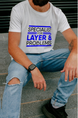 Футболка Ctrl+ чоловіча біла  "Specialist..."