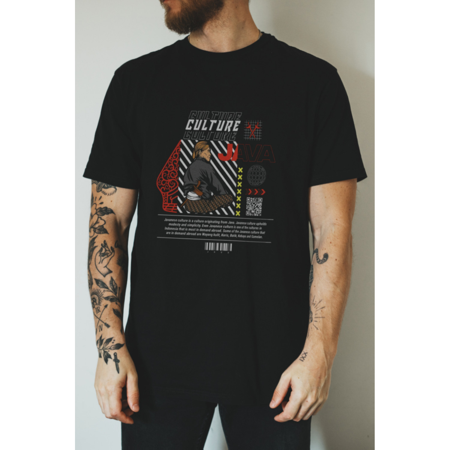 Футболка чорна чоловіча Ctrl+ "Culture Java"