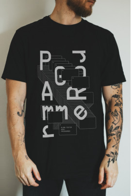 Футболка чорна чоловіча Ctrl+ "Programmer"