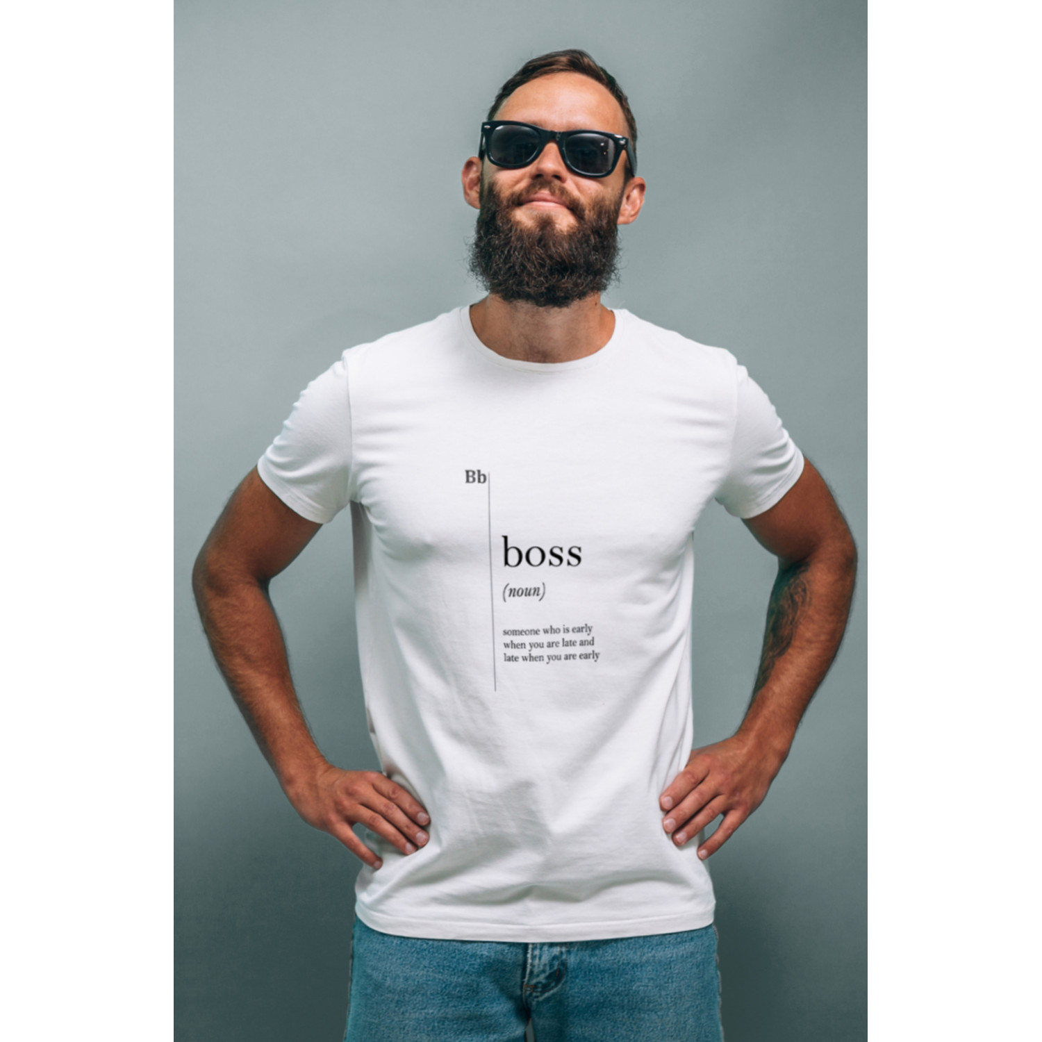 Футболка біла чоловіча Ctrl+ "boss"