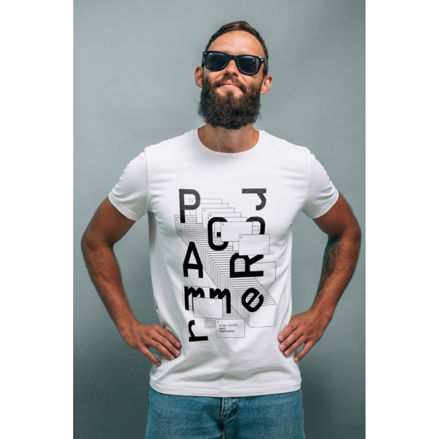 Футболка біла чоловіча Ctrl+ "Programmer"