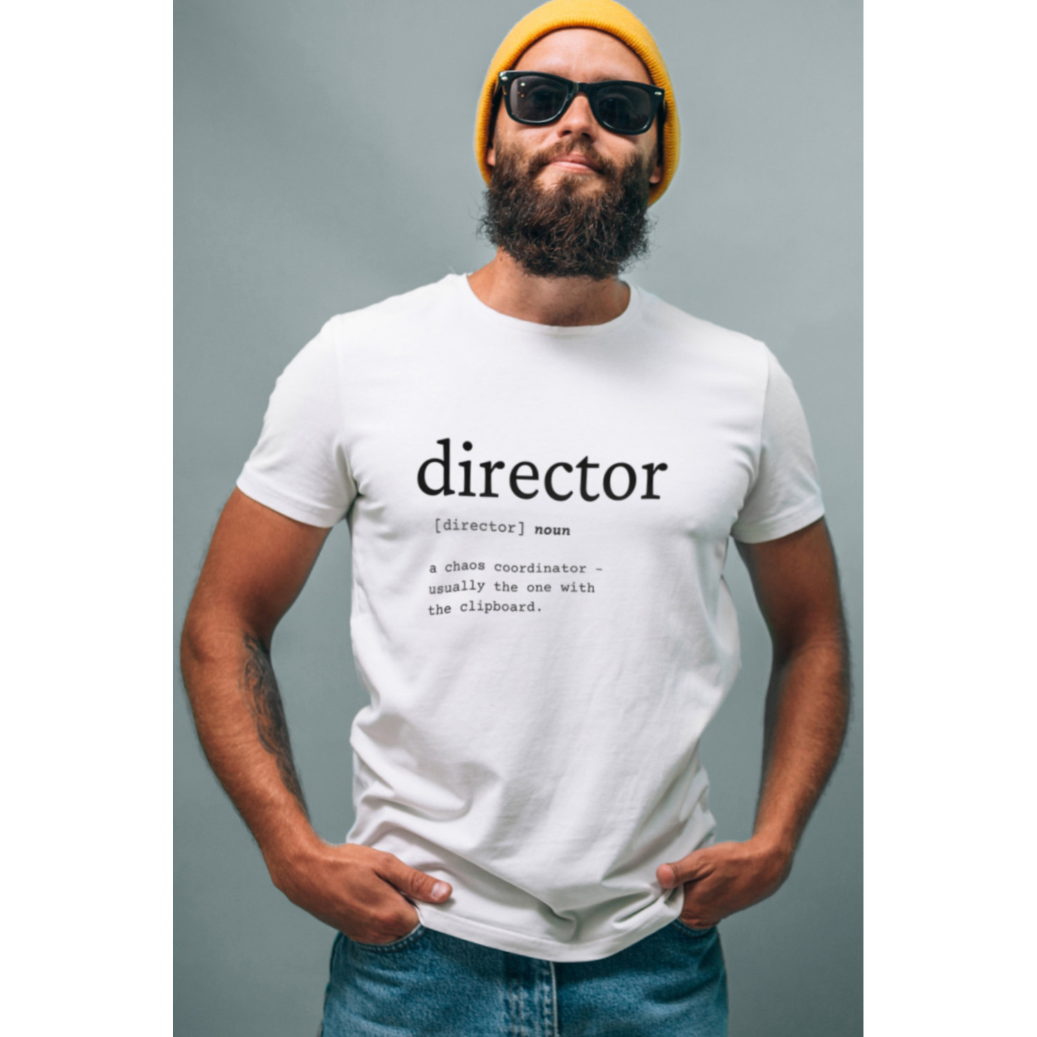 Футболка біла чоловіча Ctrl+ "director"