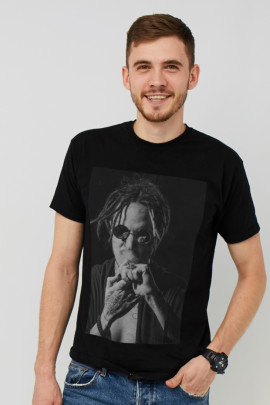 Футболка MEMO чоловіча чорна принт "Rasta"