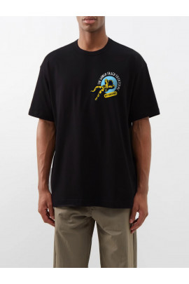 Футболка Trace of Space  Oversize чоловіча чорна "Світ намагався зловити мене, але не зміг."