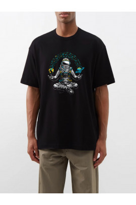 Футболка Trace of Space  Oversize чоловіча чорна 