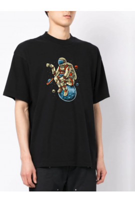 Футболка Trace of Space  Oversize чоловіча чорна 