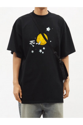 Футболка Trace of Space  Oversize чоловіча чорна 