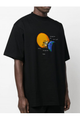 Футболка Trace of Space  Oversize чоловіча чорна 