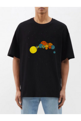 Футболка Trace of Space  Oversize чоловіча чорна 