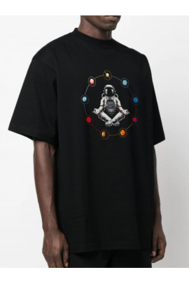 Футболка Trace of Space  Oversize чоловіча чорна 