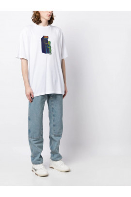 Футболка Trace of Space  Oversize чоловіча біла 