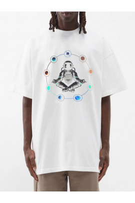Футболка Trace of Space  Oversize чоловіча біла 