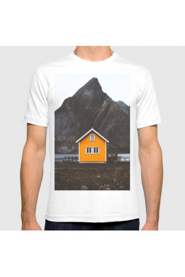 Футболка WhyNotPrint чоловіча біла  "Дім"