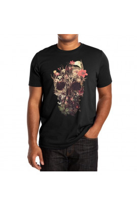 Футболка WhyNotPrint чоловіча чорна "Череп"